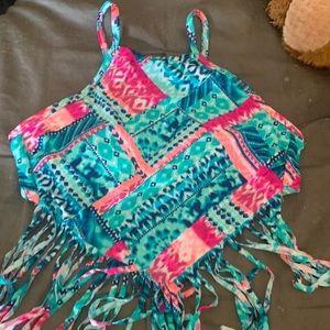 Fringed Bikini Top